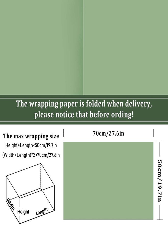 JarThenaAMCS ورق تغليف هدايا JarThenaAMCS، ١٢ ورقة، لون أخضر فاتح - ليس لفة - ٦ ألوان متدرجة من الأخضر، ورق تغليف هدايا مطوي بشكل مسطح، ورق زخرفي للأعمال الفنية والحرف اليدوية، مناسب لحفلات الزفاف وأعياد الميلاد وحفلات استقبال المولود في فصل الربيع - Image 2